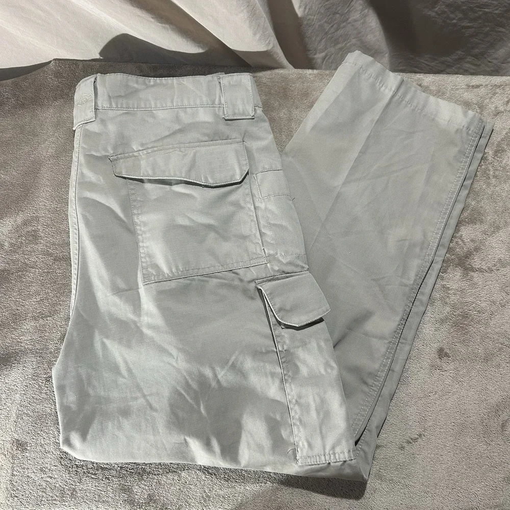 TRU-SPEC Tactical Utility Cargo Pants Khaki Men's Size 38x32 Ripstop Blend